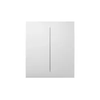 Ajax CenterButton (2-gang) vertical [55] White Buton central pentru comutator vertical cu două chei